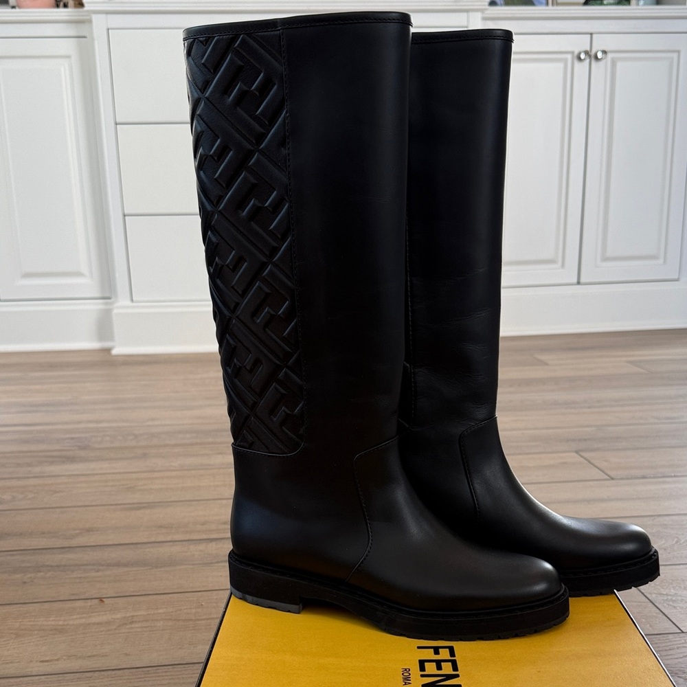 Fendi Black Over the Knee Boots